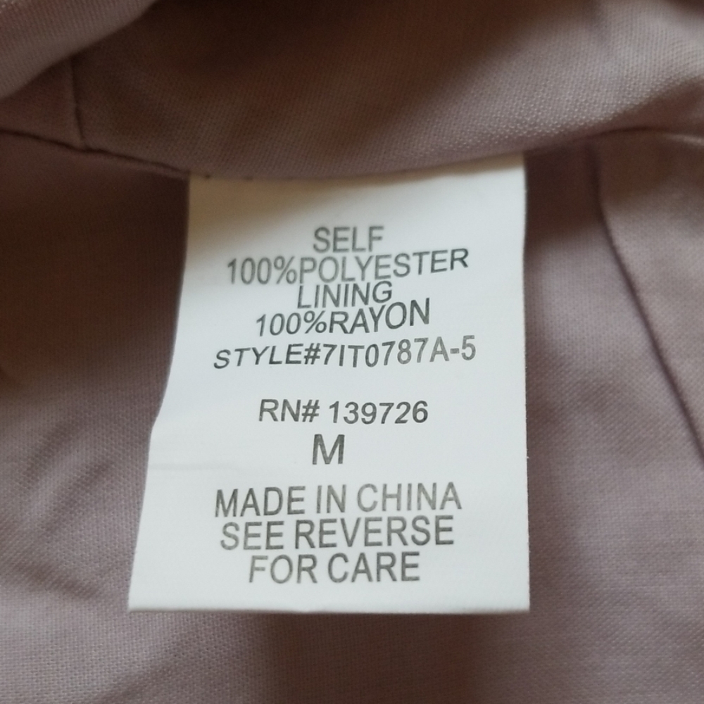 Blush heart ruffled peplum wrap top - Picture 7 of 7